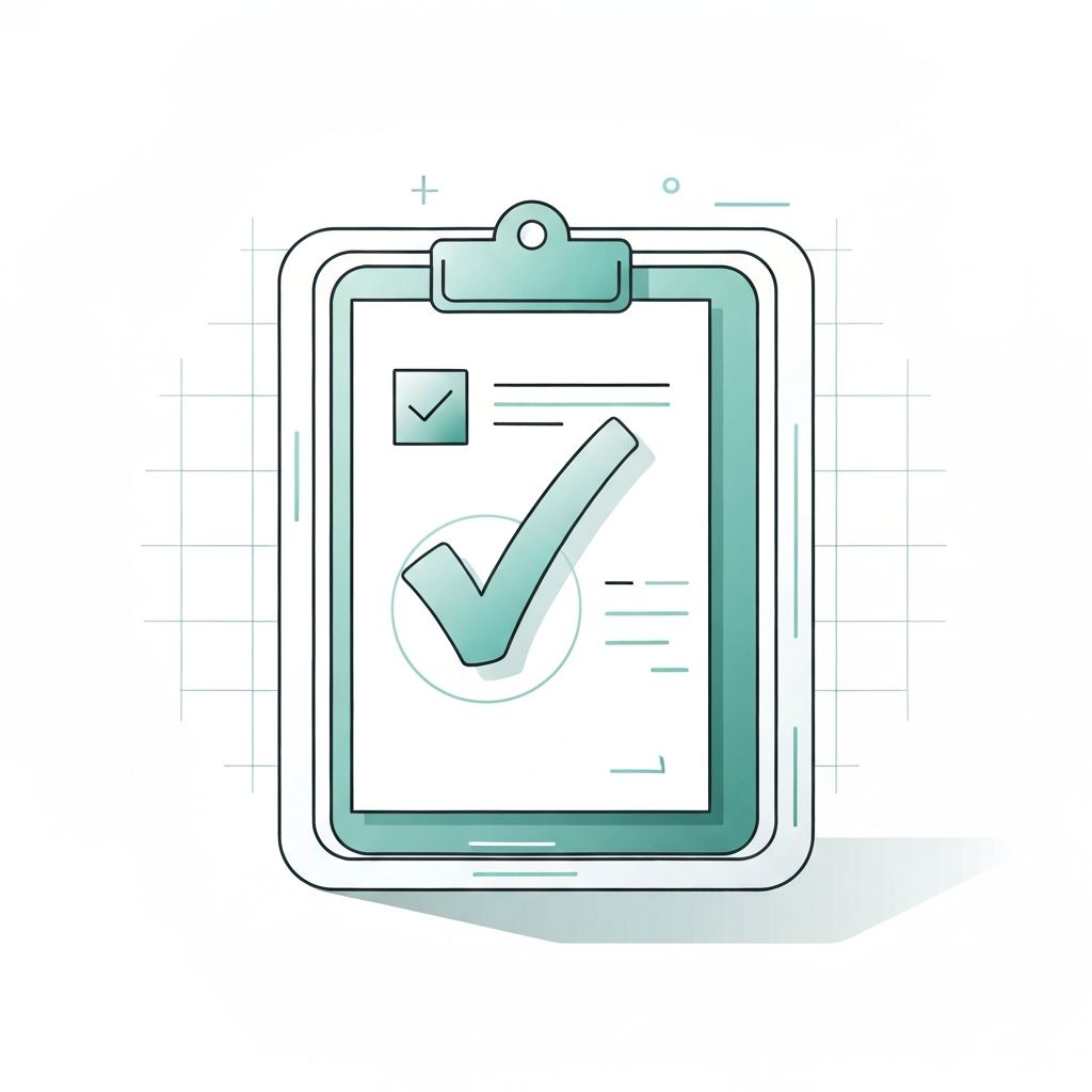 Clipboard illustration with checkmark representing NDIS compliance validation